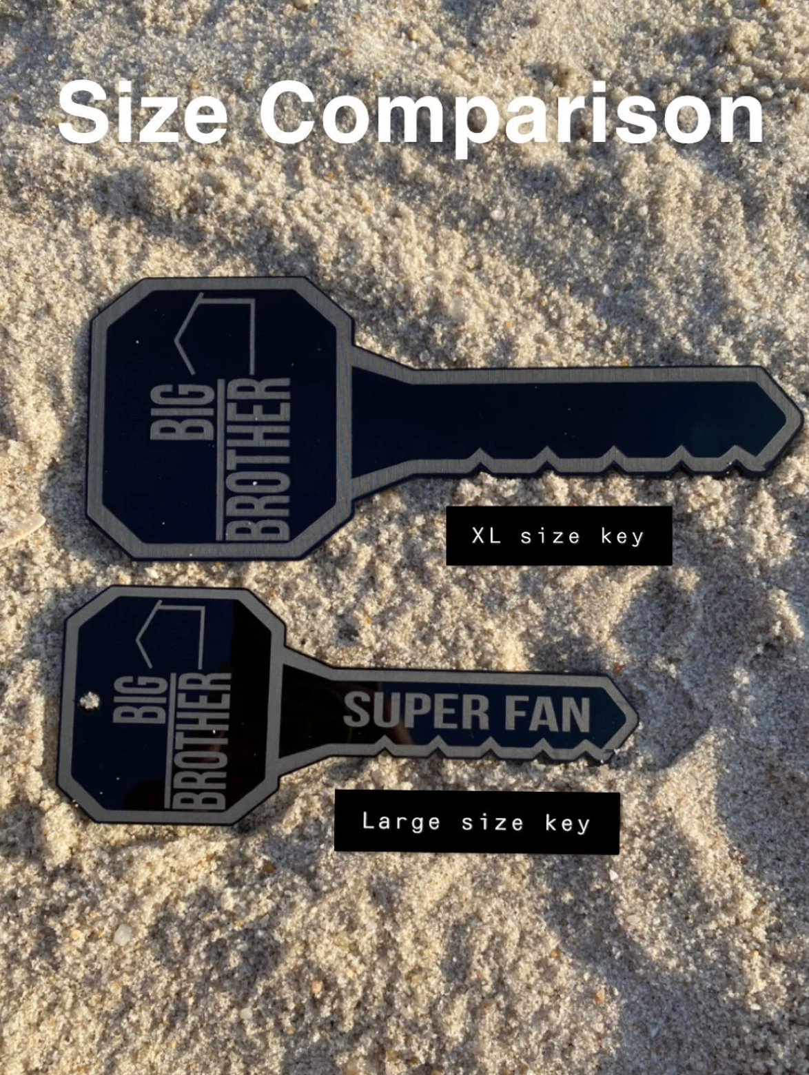 Personalized XL Competition Style Keys