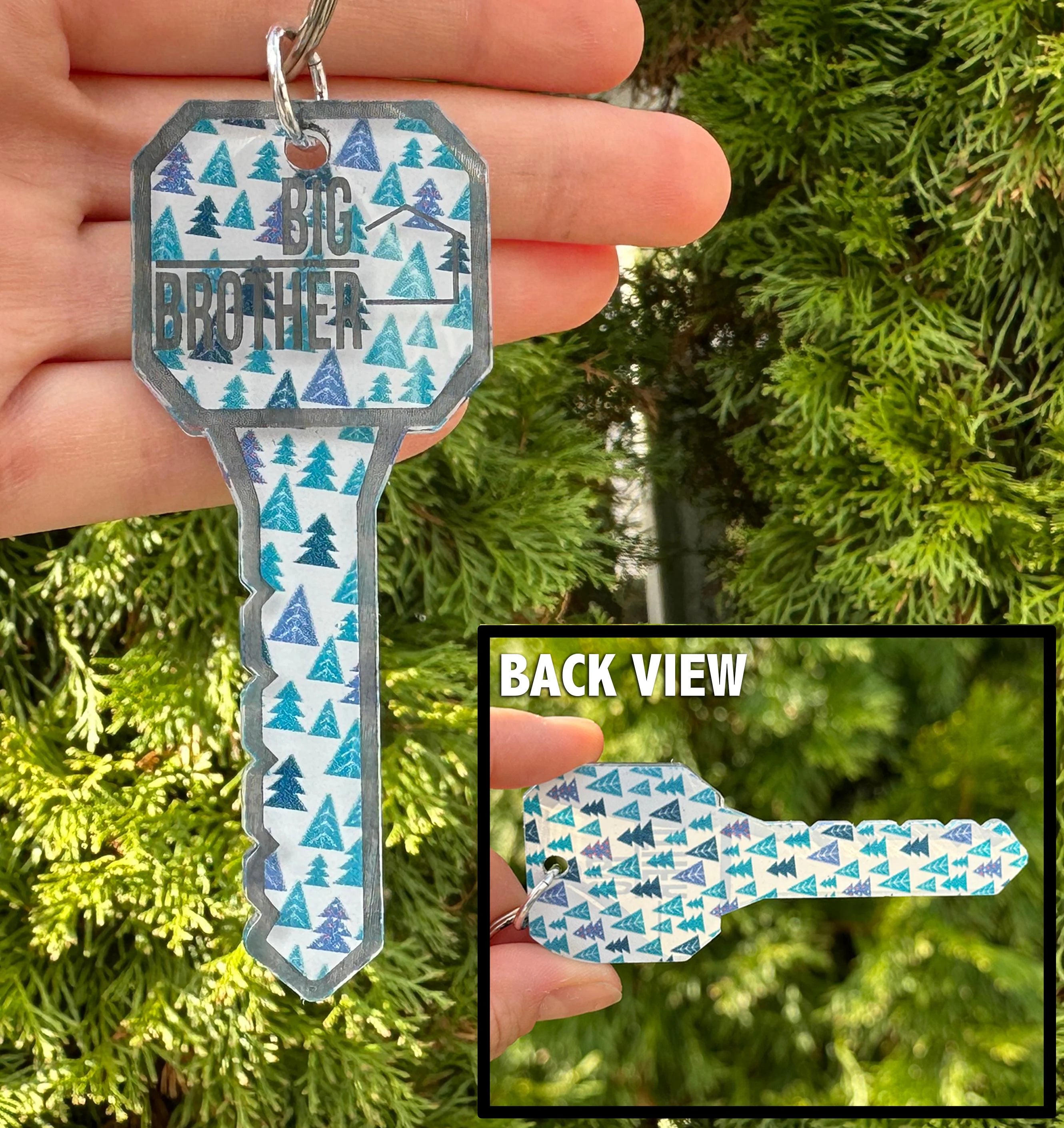 Personalized Competition Style Acrylic Keys - Fun Patterns!